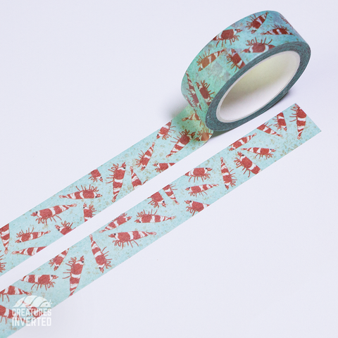 Red Bee Shrimp - Washi Tape 15mm x 10m Roll