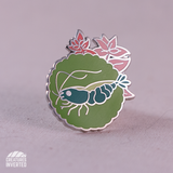 Cherry Shrimp Hard Enamel Pin