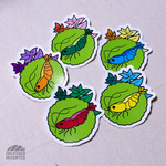 Cherry Shrimp Vinyl Sticker