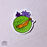 Cherry Shrimp Vinyl Sticker