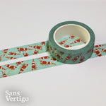 Red Bee Shrimp - Washi Tape 15mm x 10m Roll