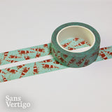 Red Bee Shrimp - Washi Tape 15mm x 10m Roll