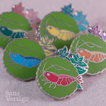 Cherry Shrimp Hard Enamel Pin