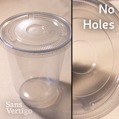 Culture Cups - Lids with no holes